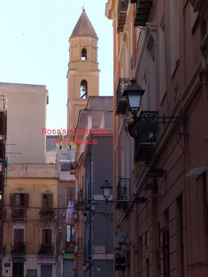 Rosa'S Apartment With Terrace Cagliari Exterior photo