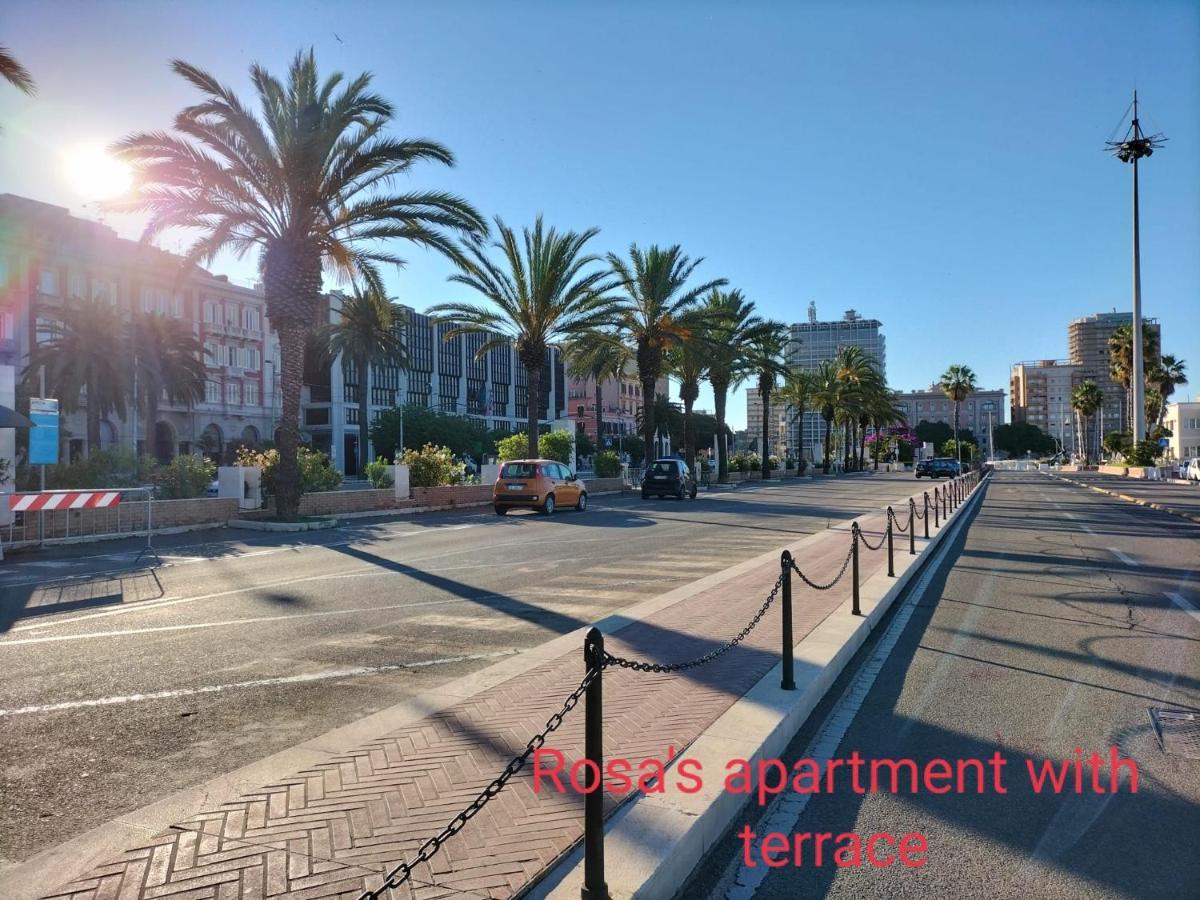 Rosa'S Apartment With Terrace Cagliari Exterior photo
